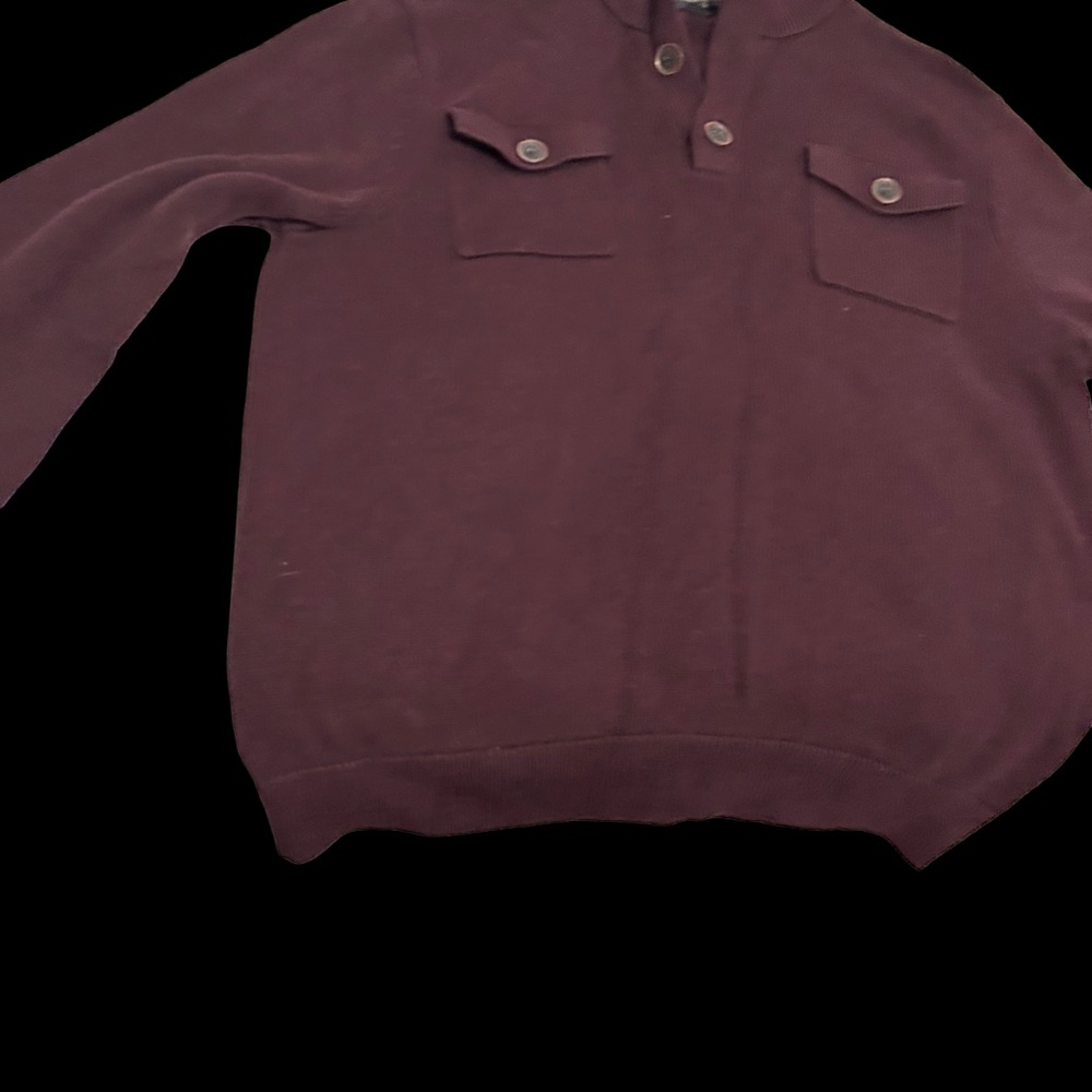 Banana Republic Maroon Knit Sweater